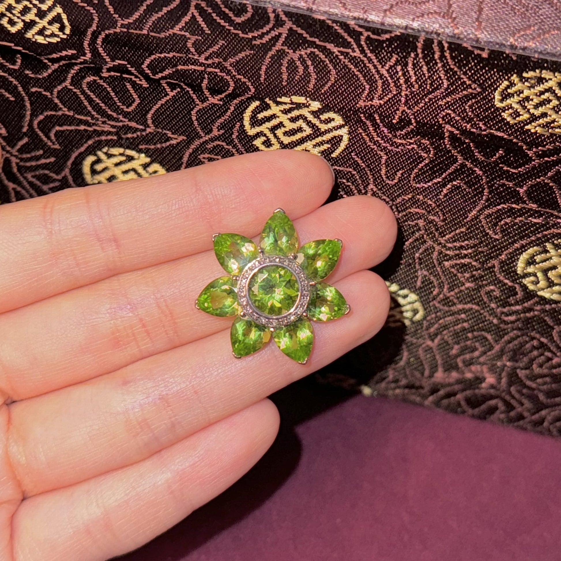 Star of Peridot Pendant