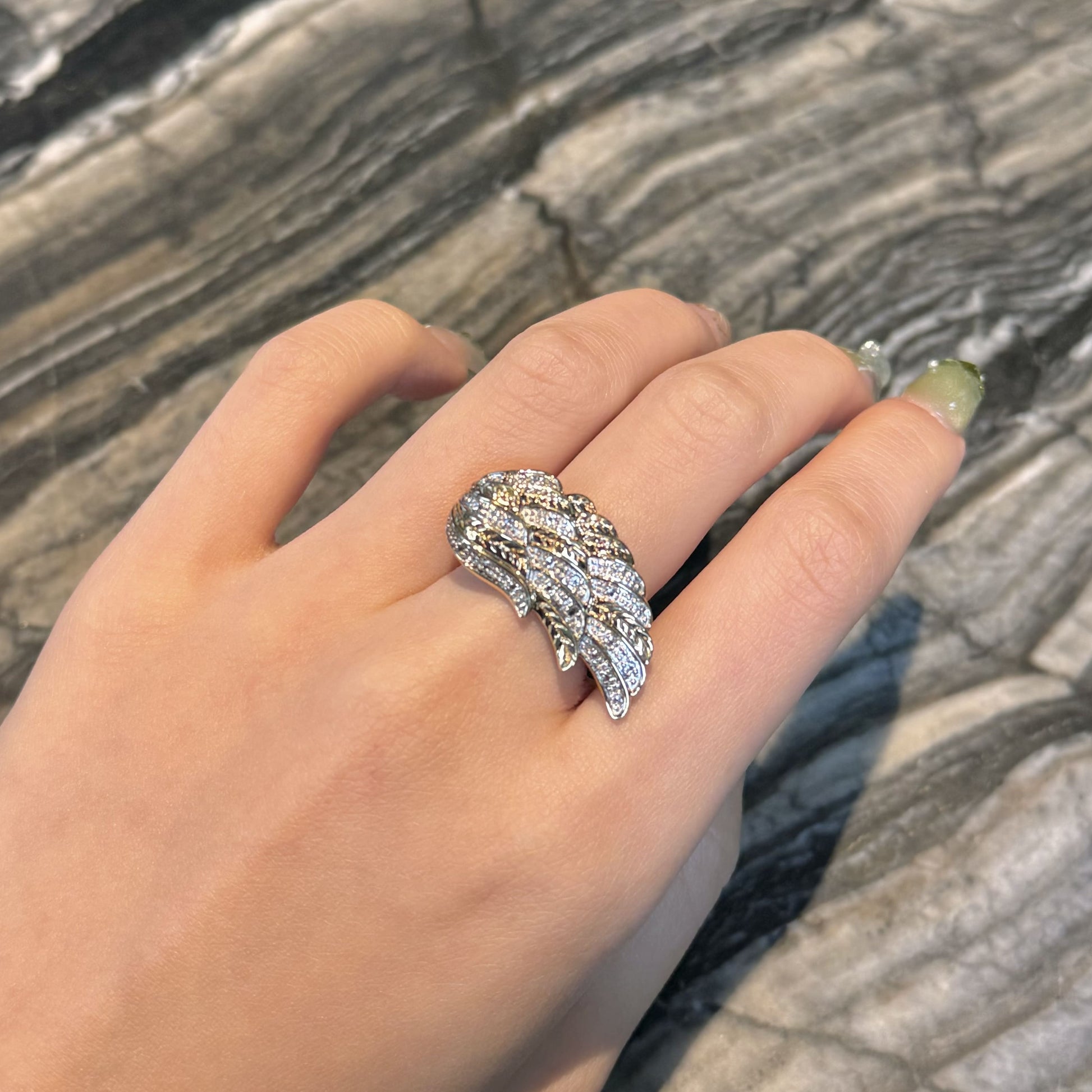 Crystal Whisper Ring, US 7.75