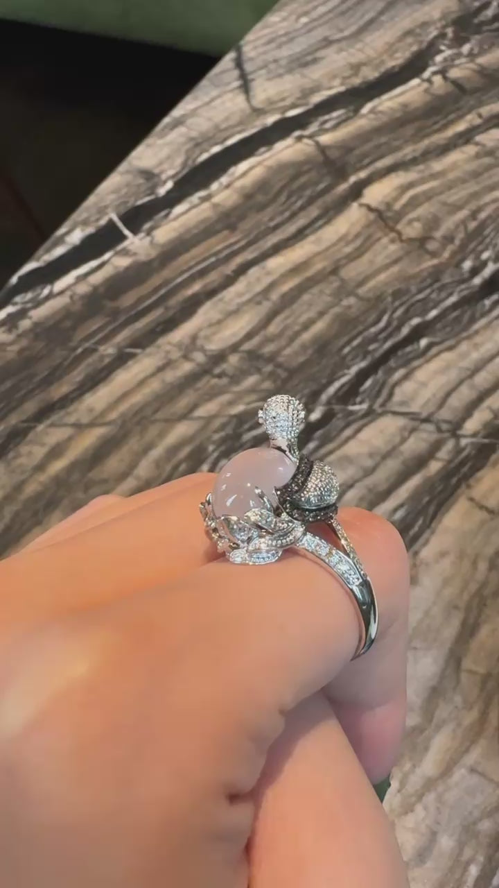 Rosy Twilight Ring, US 8.5