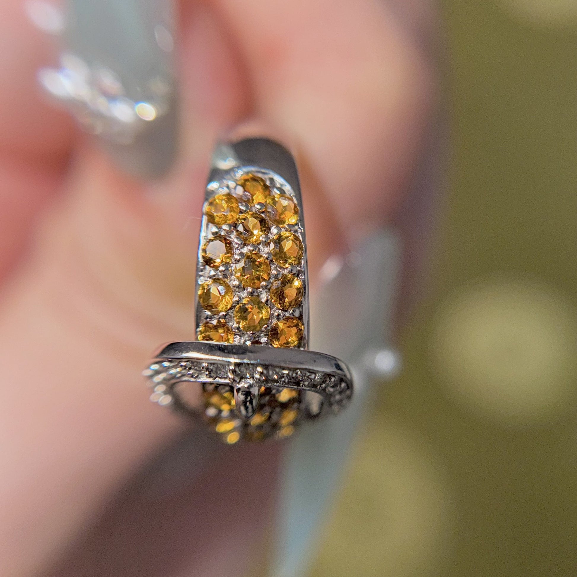 Radiant Citrine Spark Ring, US 7