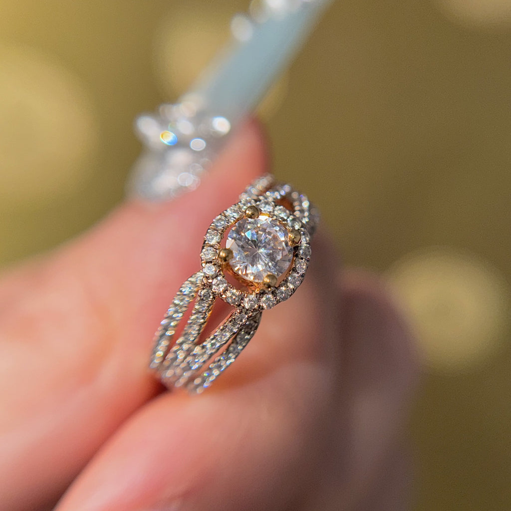 Crystal Clear Glow Ring, US 6.75