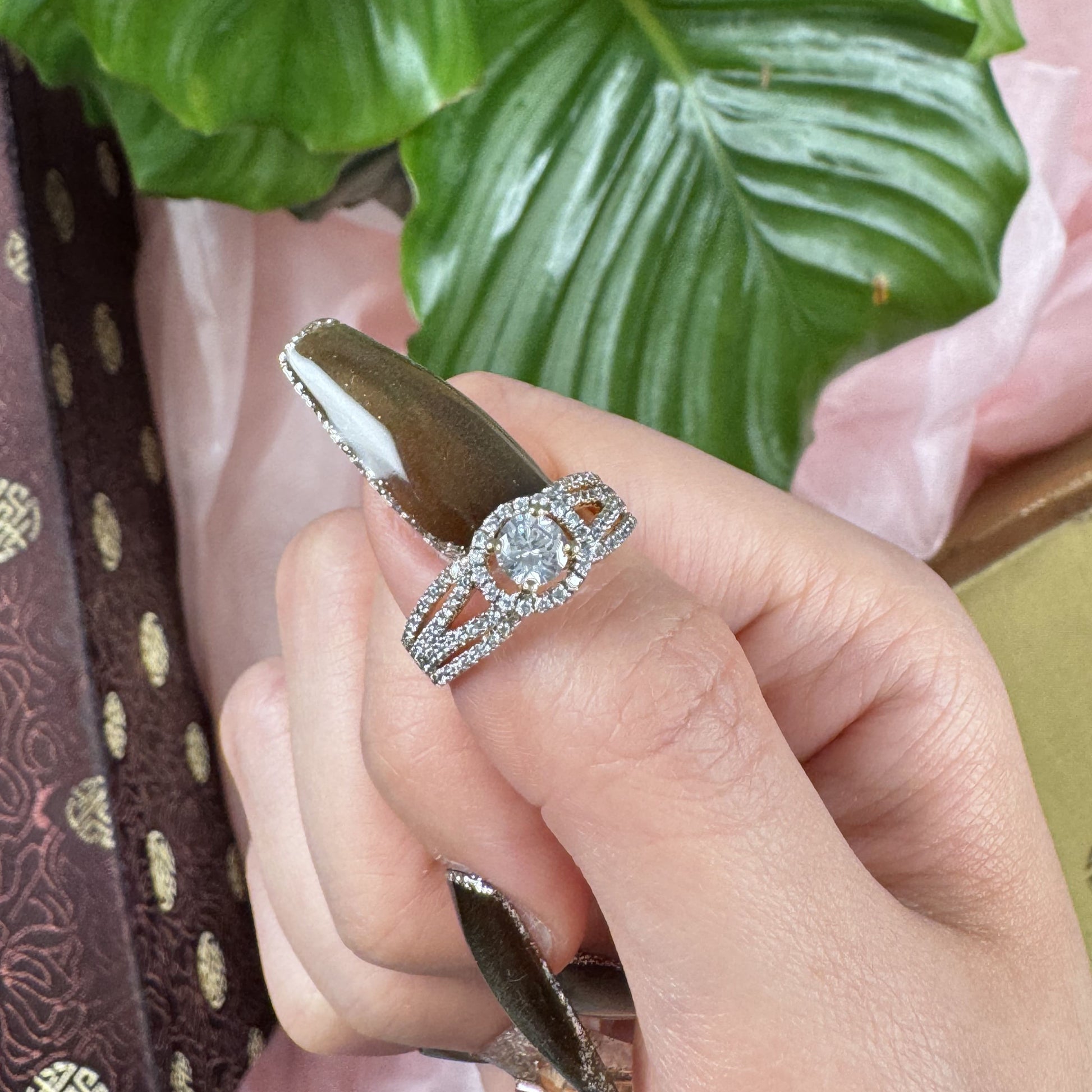Crystal Clear Glow Ring, US 6.75