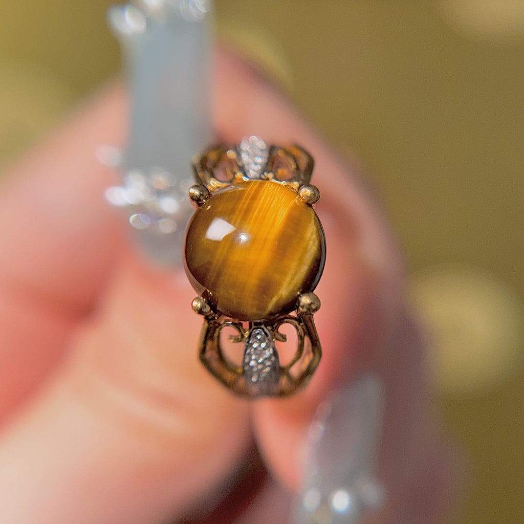Tiger’s Gaze Ring, US 9