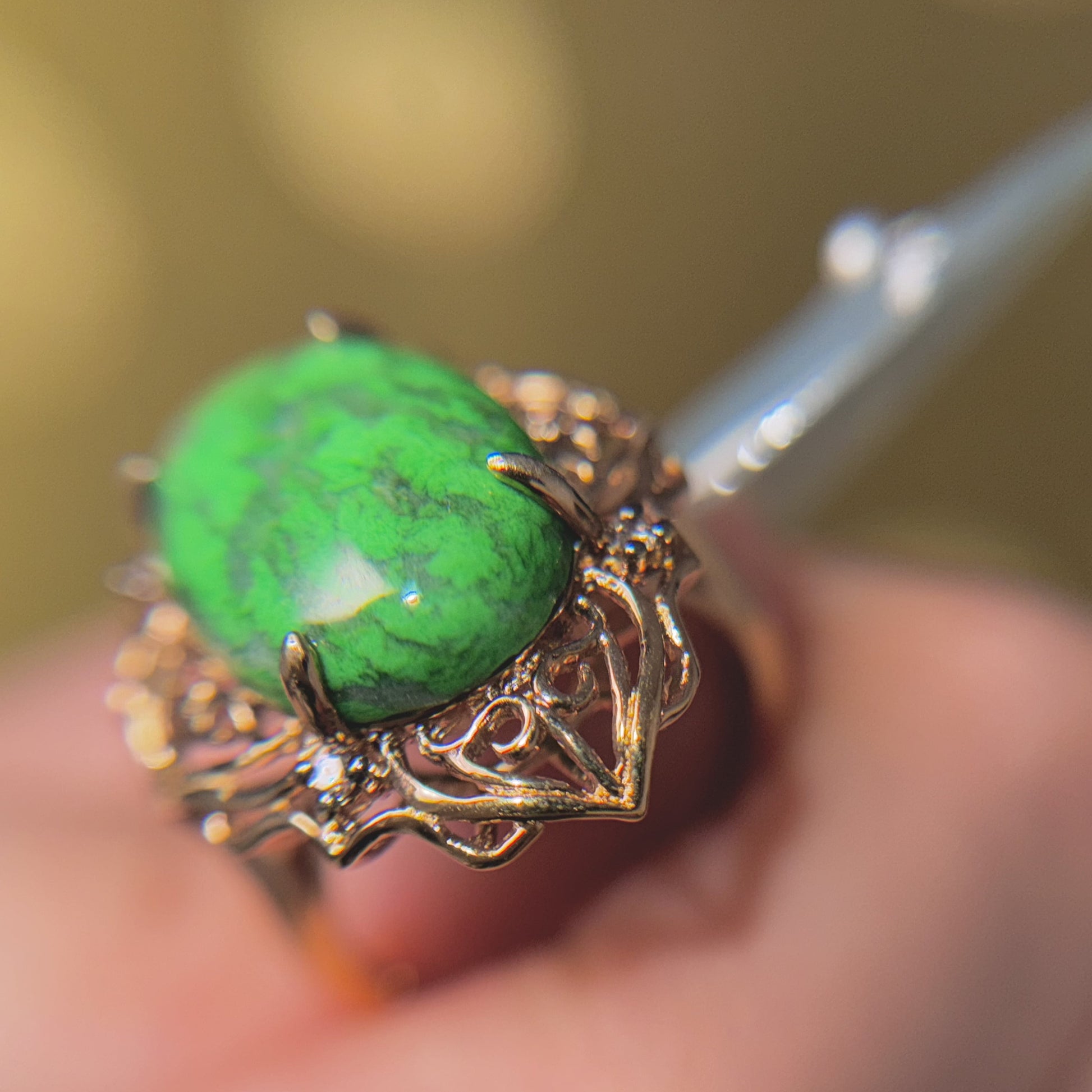 Emerald Chocolate Luxe Ring, US 7