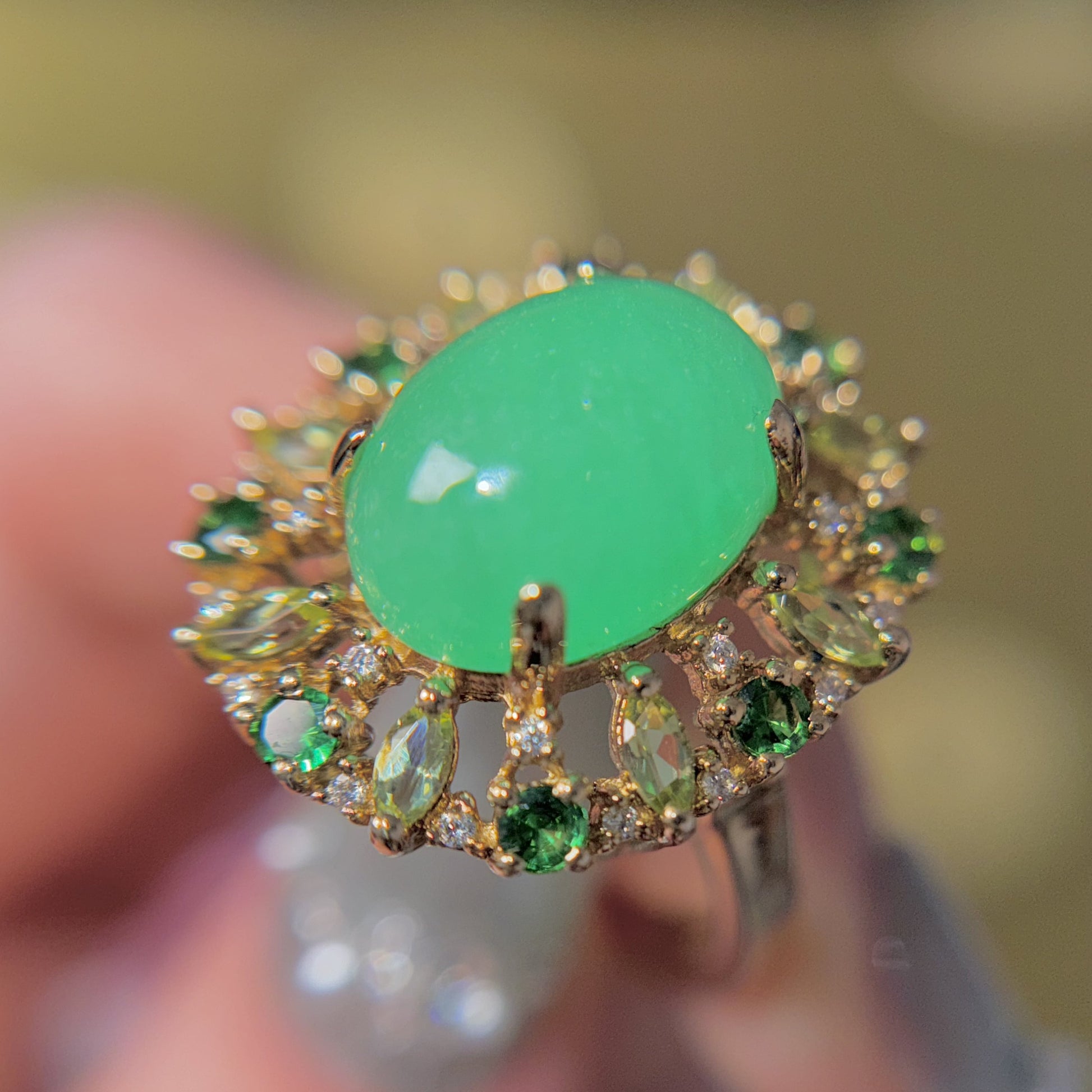 Jade Garden Ring, US 8.5