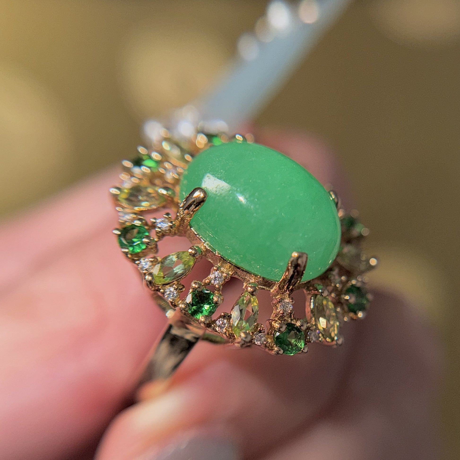 Jade Garden Ring, US 8.5