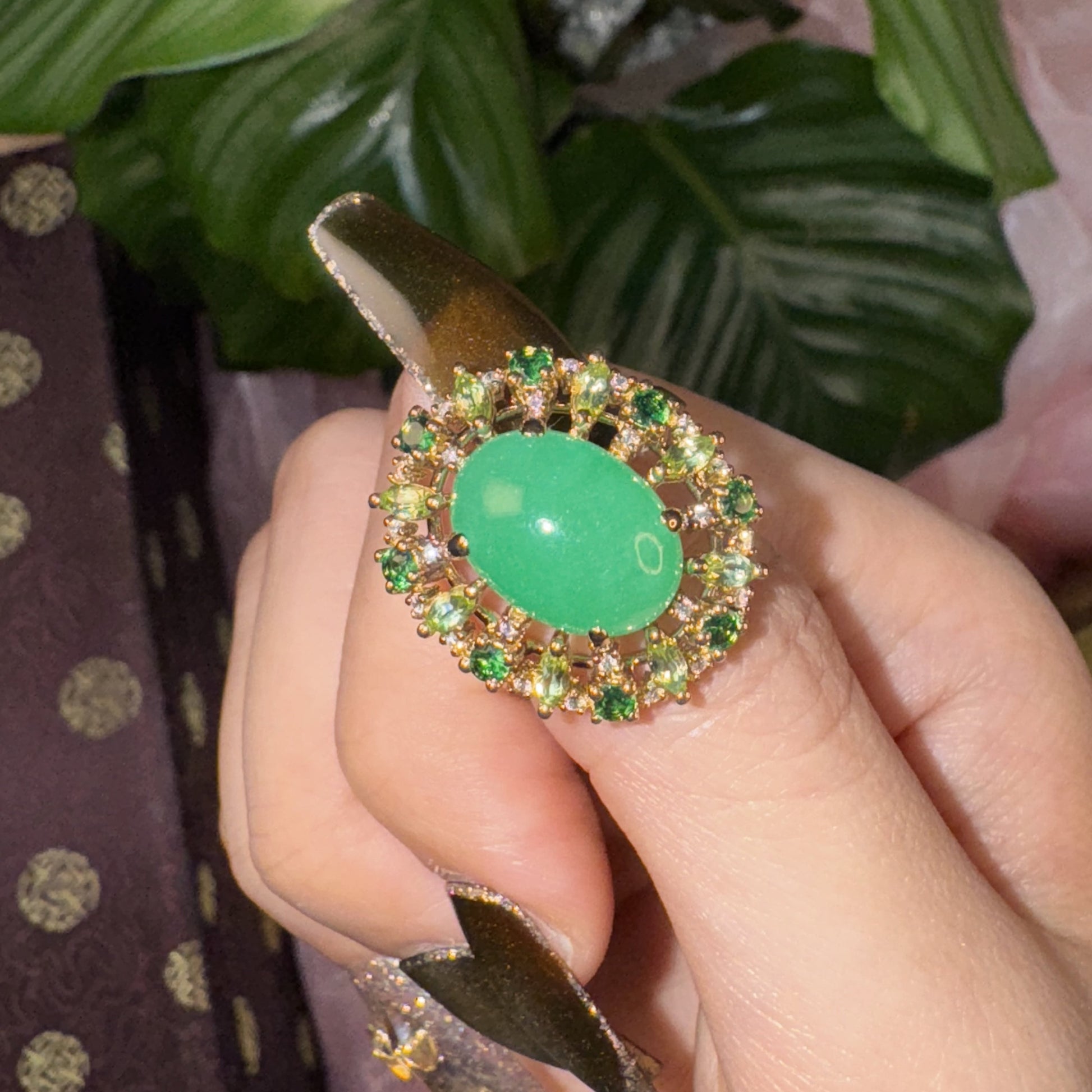 Jade Garden Ring, US 8.5