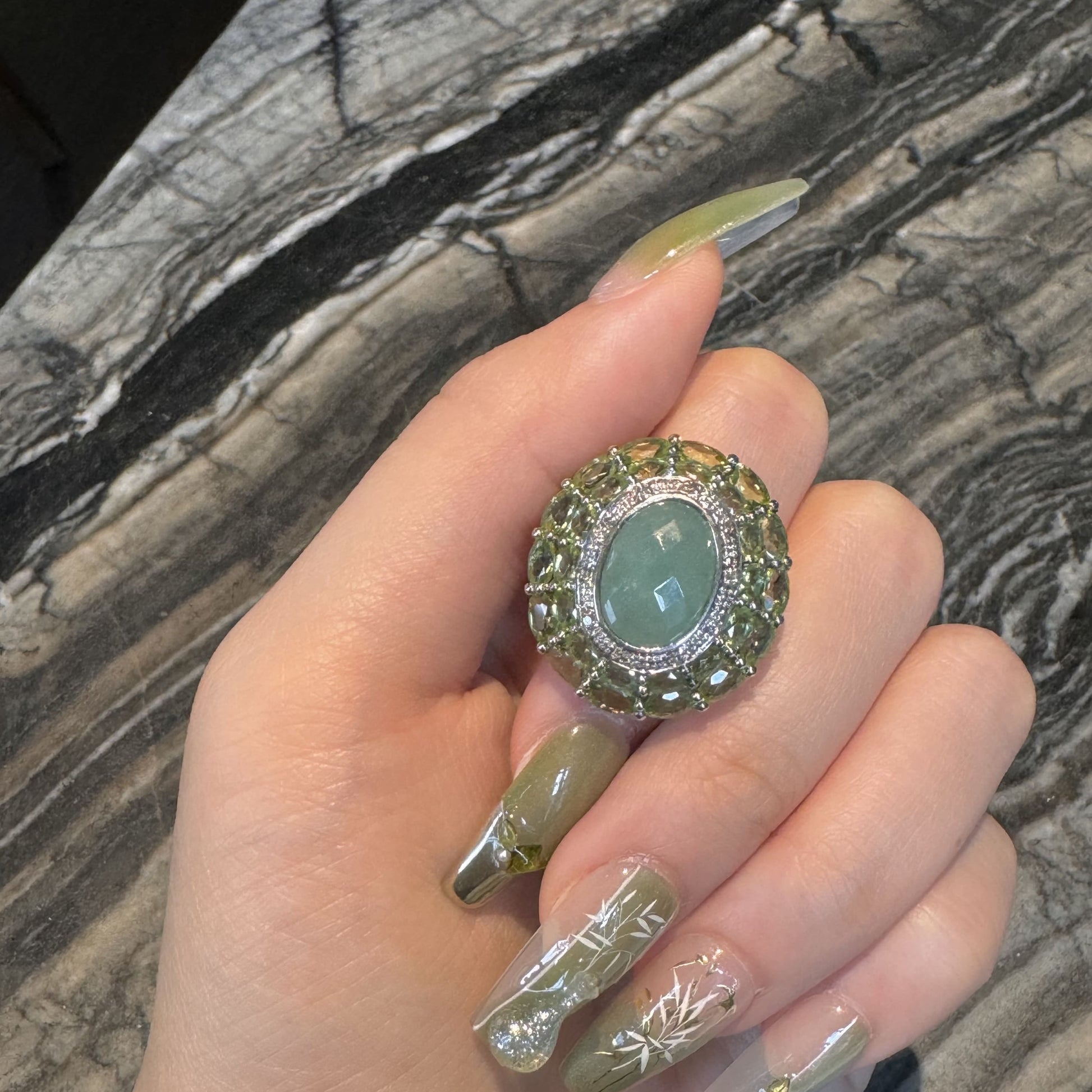 Emerald Whisper Ring, US 7