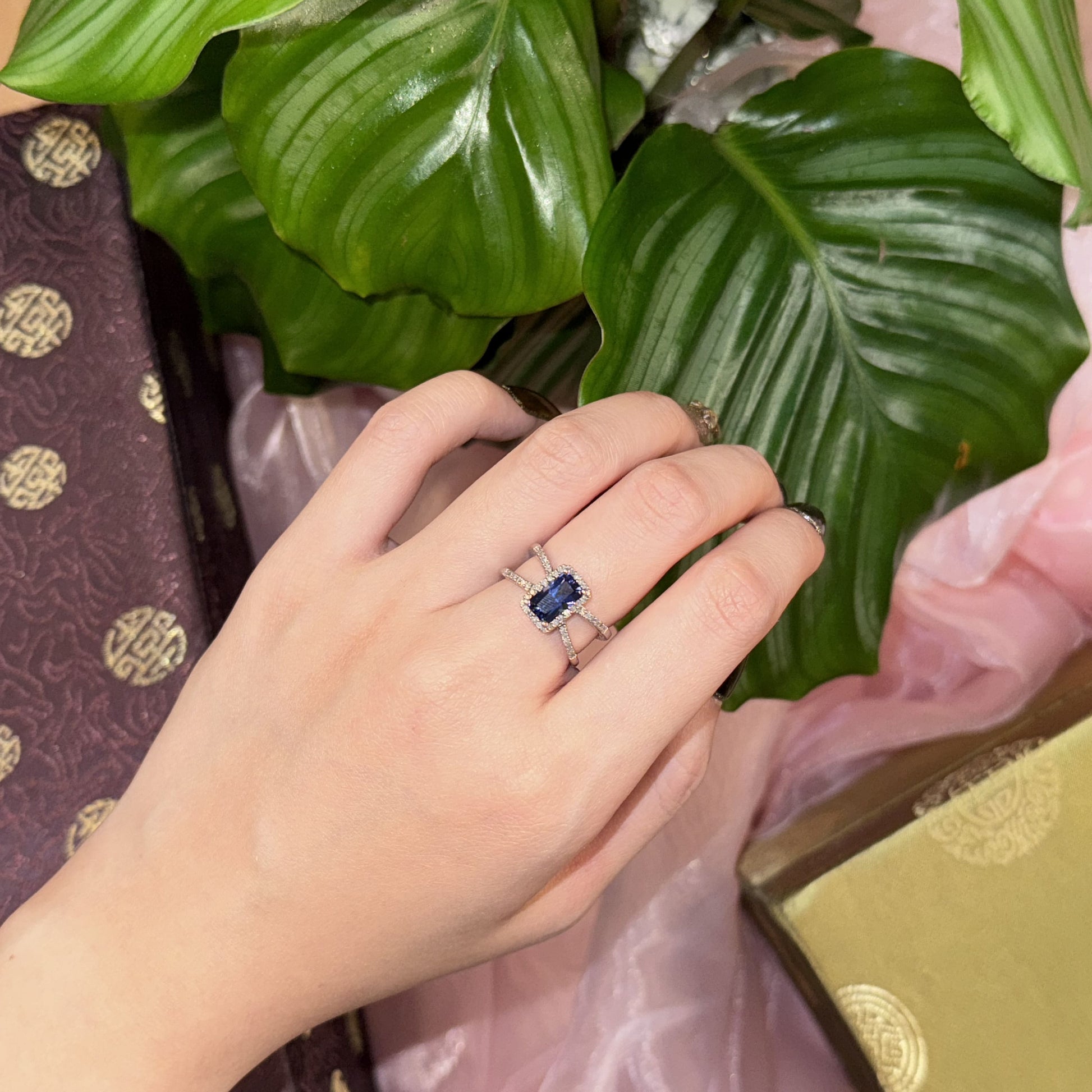 Ceylon Sapphire Elegance Ring, US 7