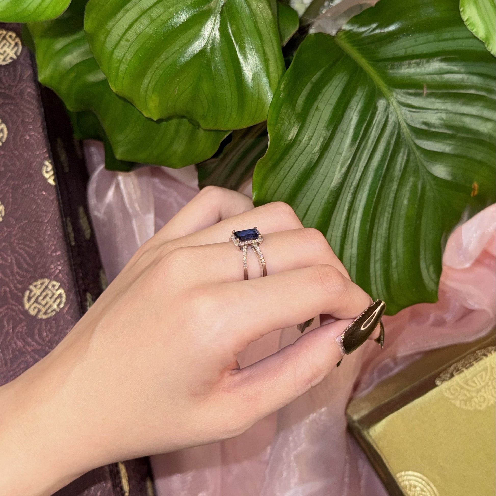 Ceylon Sapphire Elegance Ring, US 7