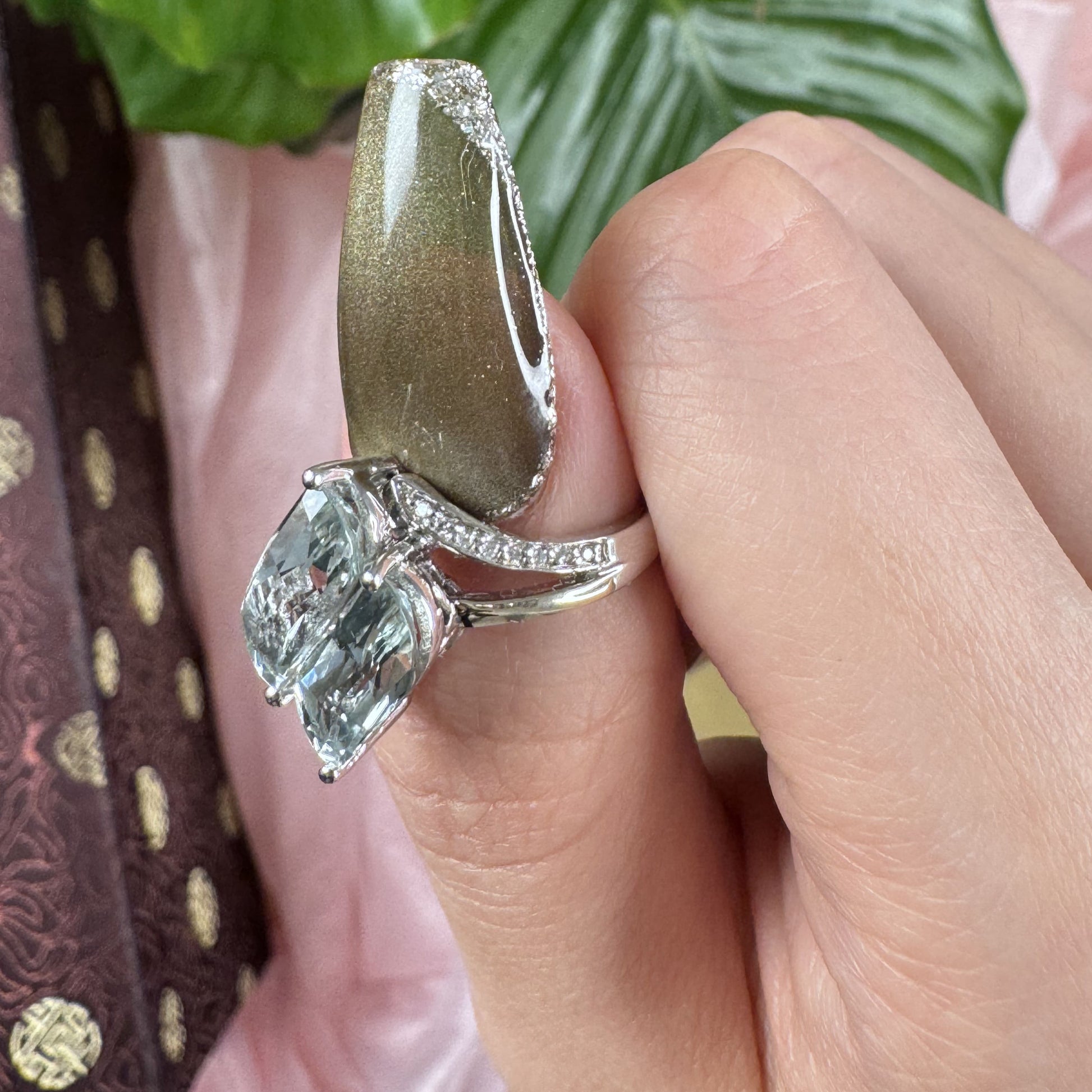 Royal Garnet Amethyst Ring, US 7