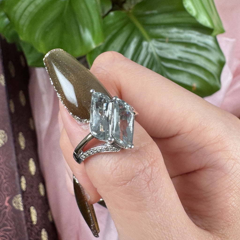 Royal Garnet Amethyst Ring, US 7