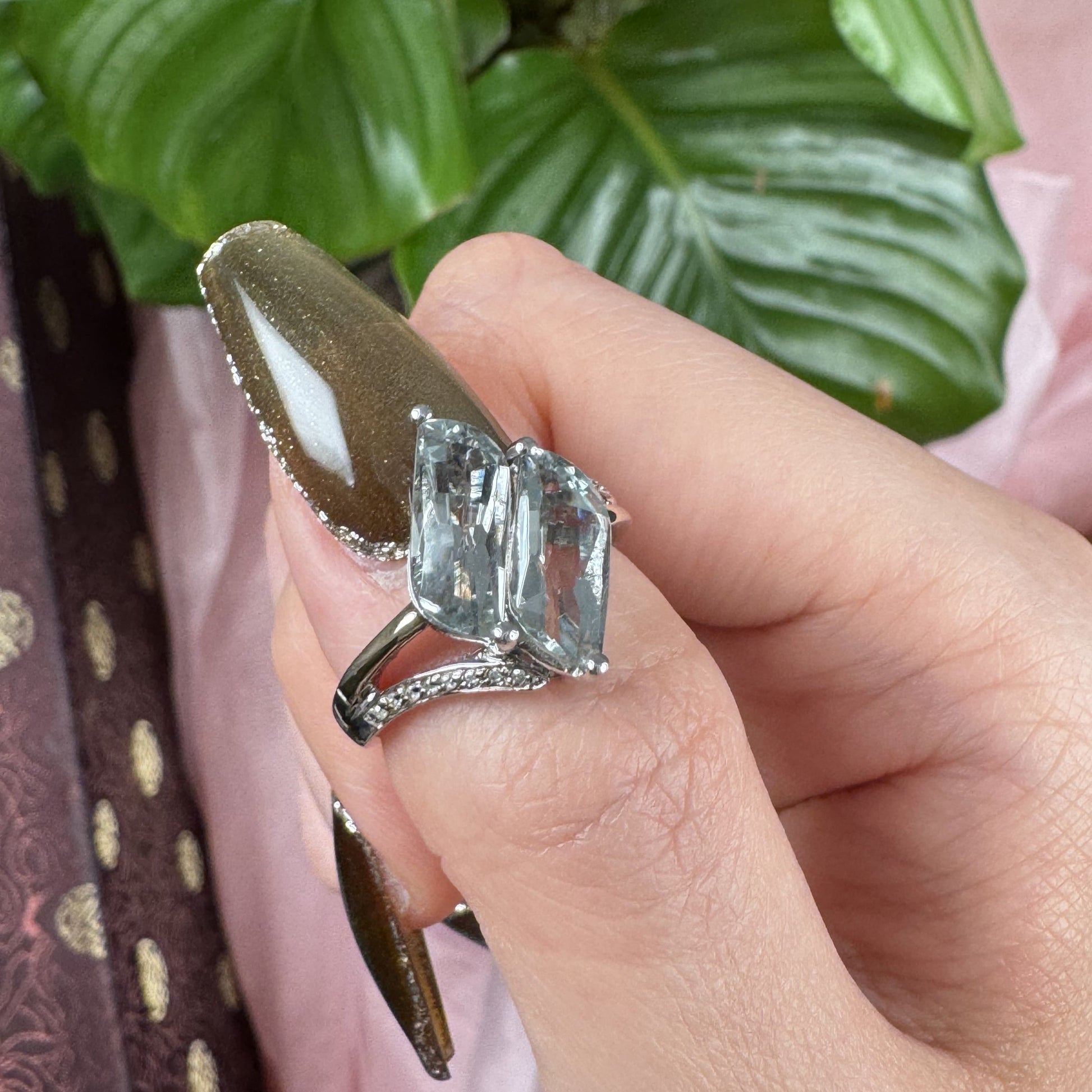 Royal Garnet Amethyst Ring, US 7