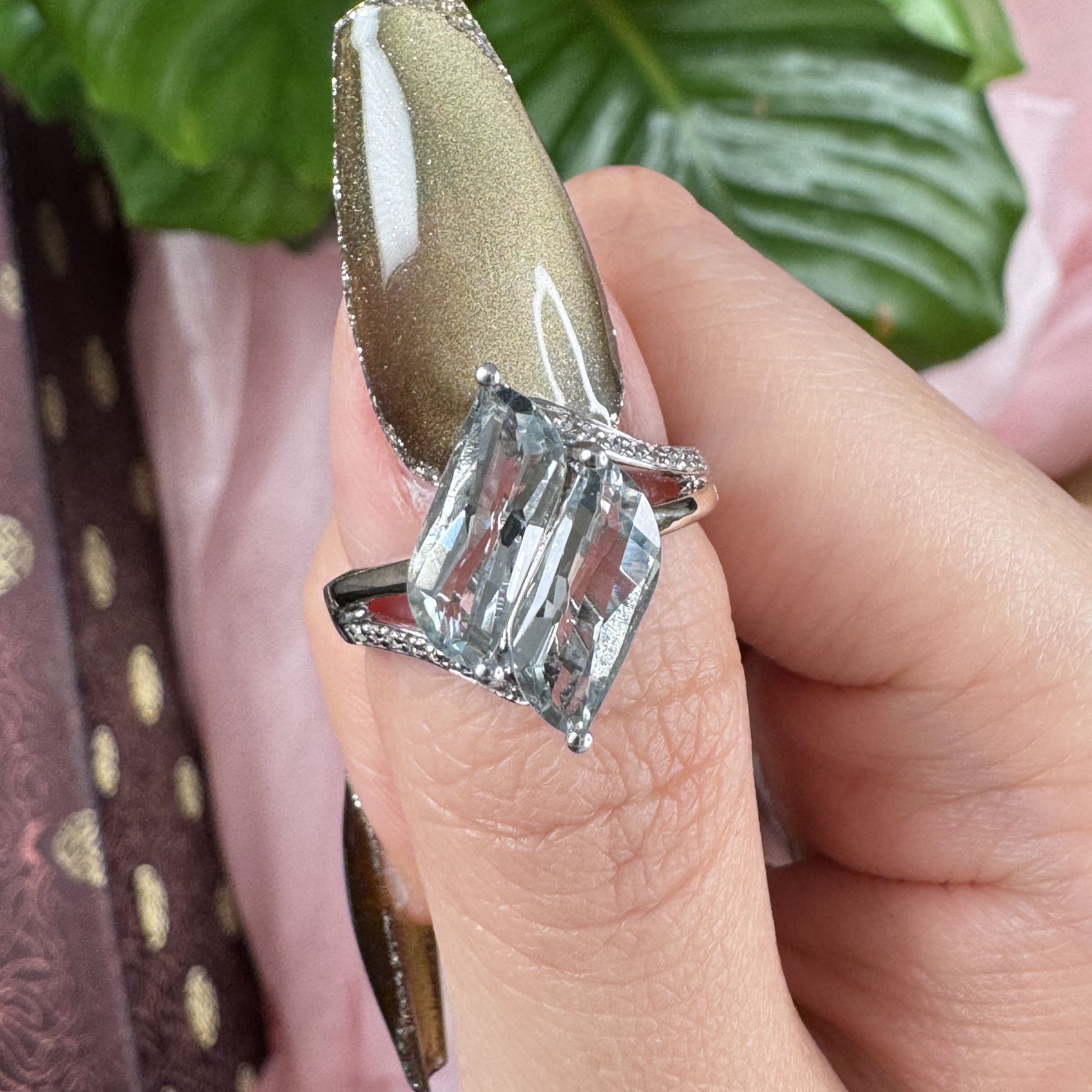 Royal Garnet Amethyst Ring, US 7