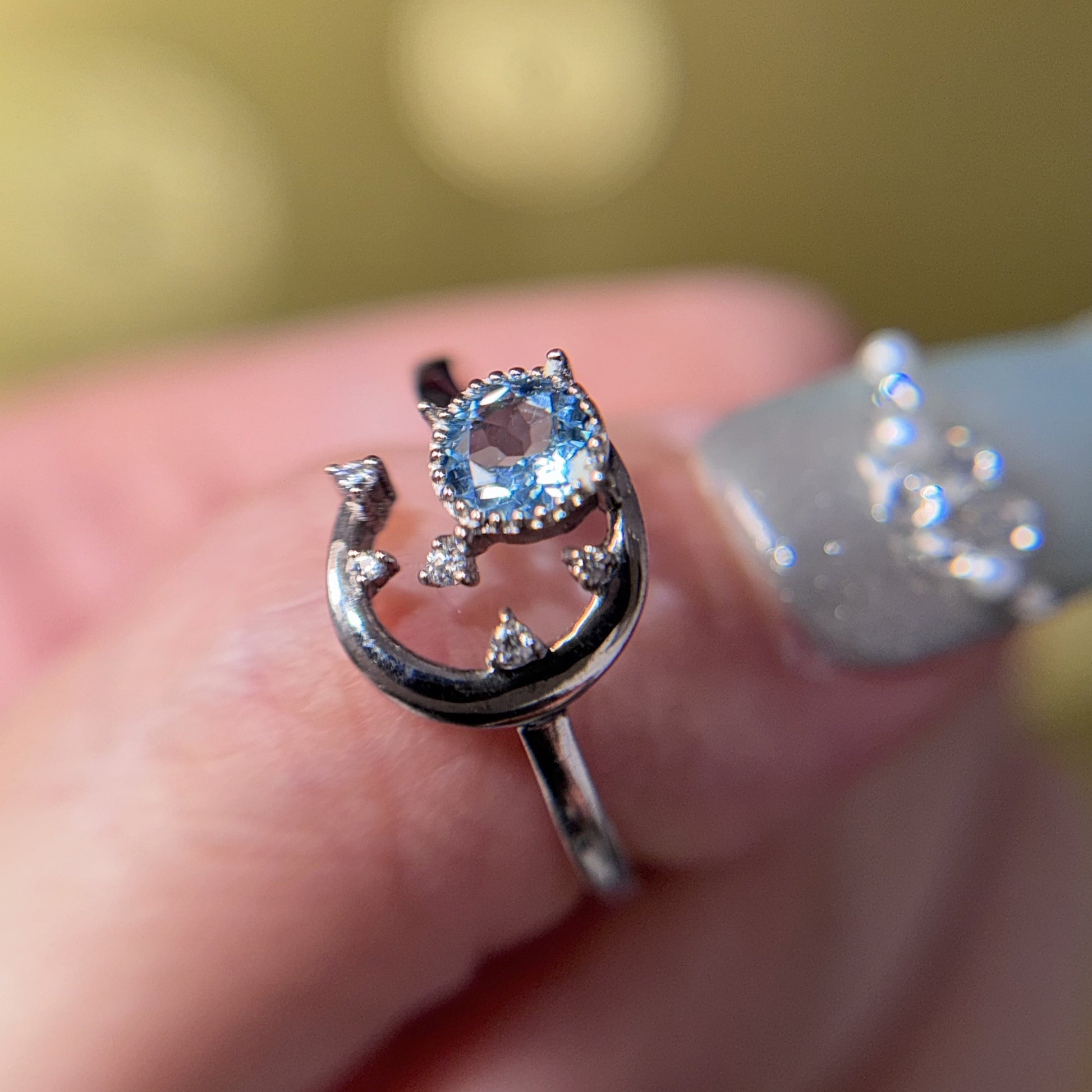 Azure Spark Ring, US 8.5