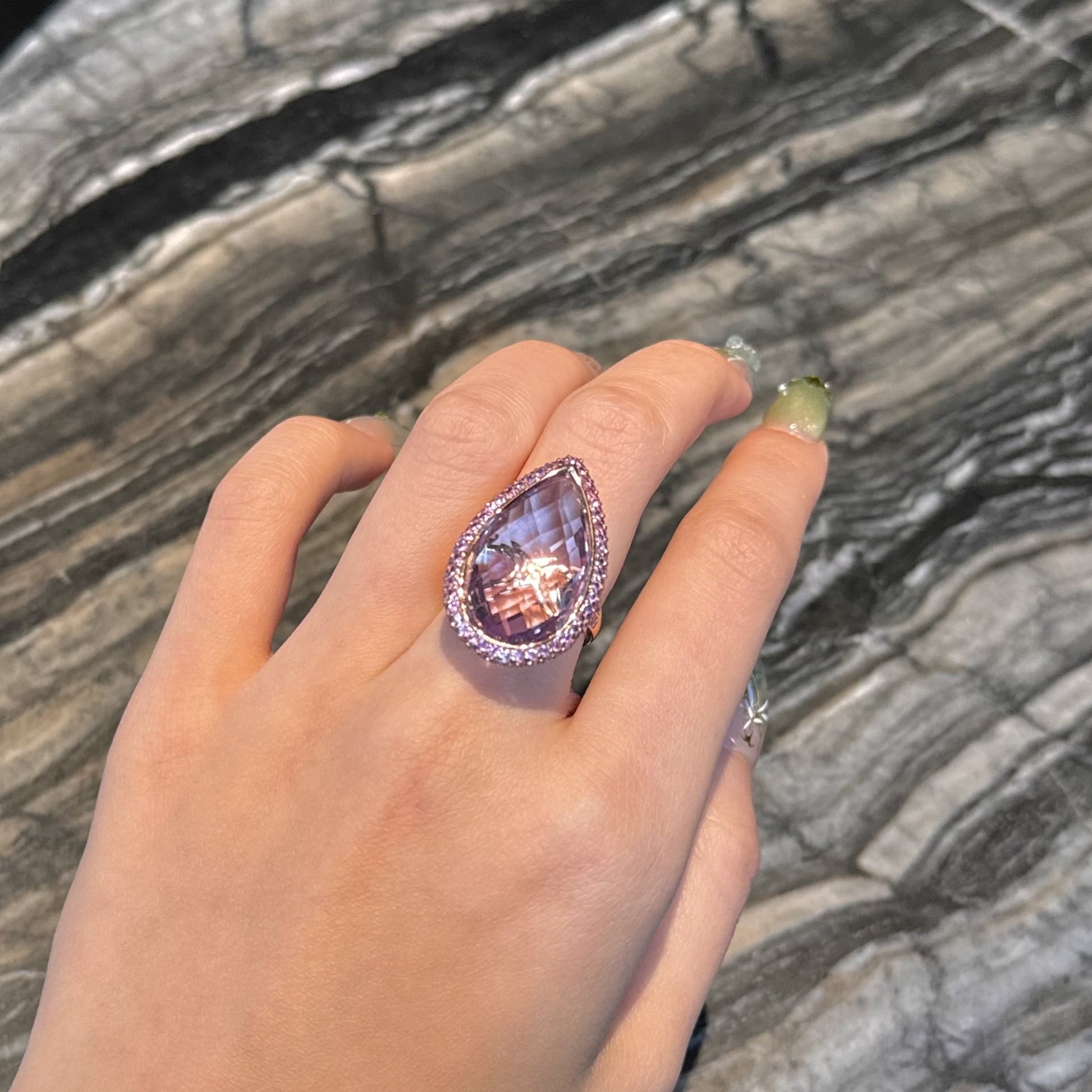 Blush Radiance Ring, US 7