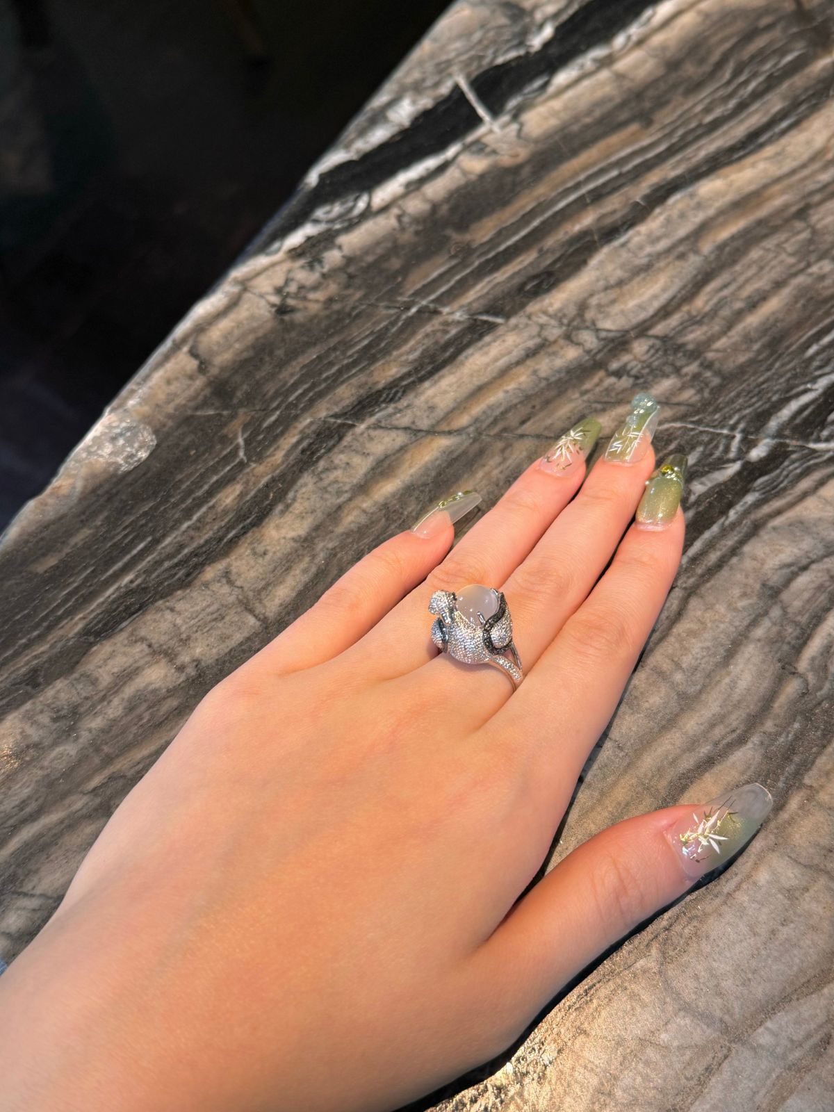 Rosy Twilight Ring, US 8.5