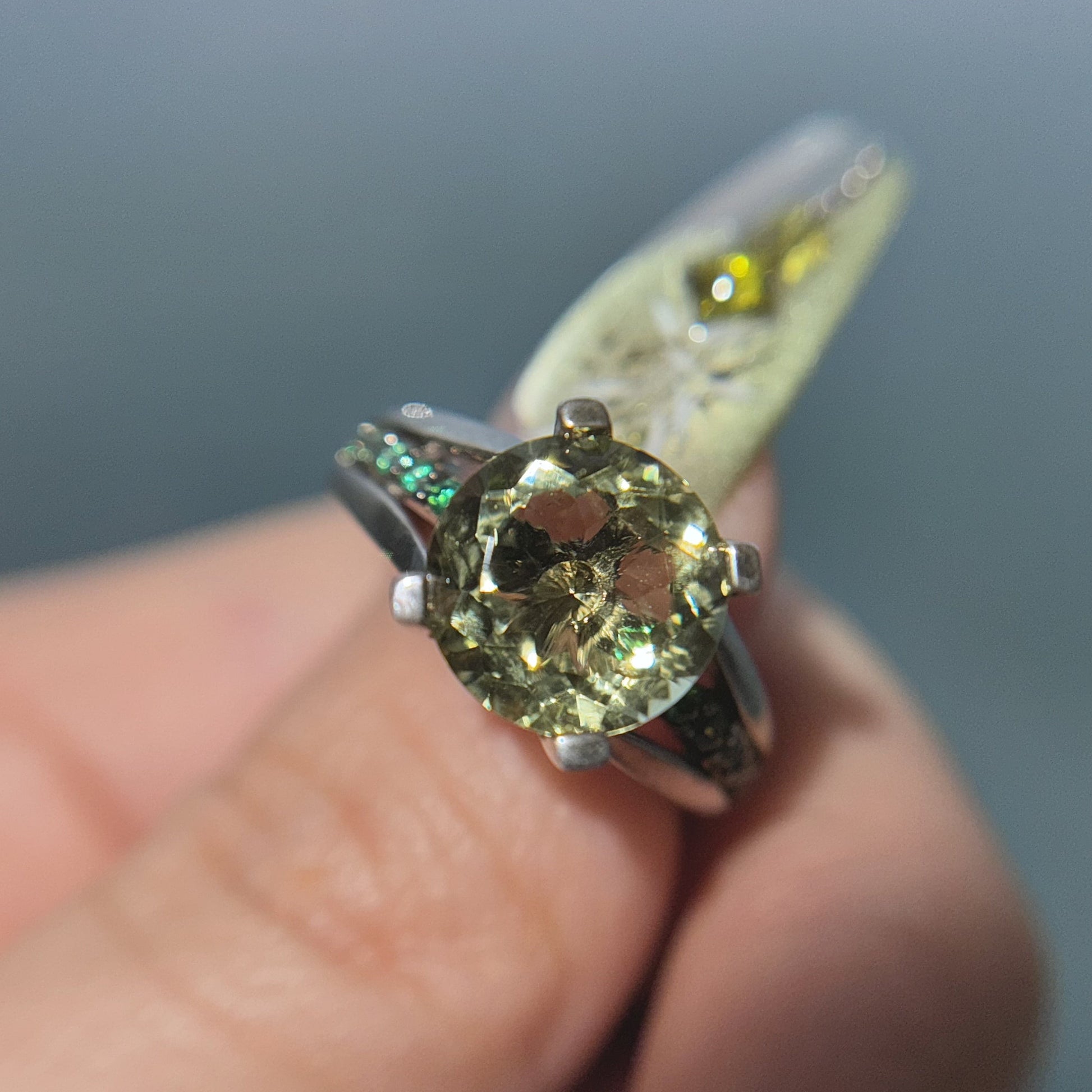 Lemon Quartz Harmony Ring, US 7