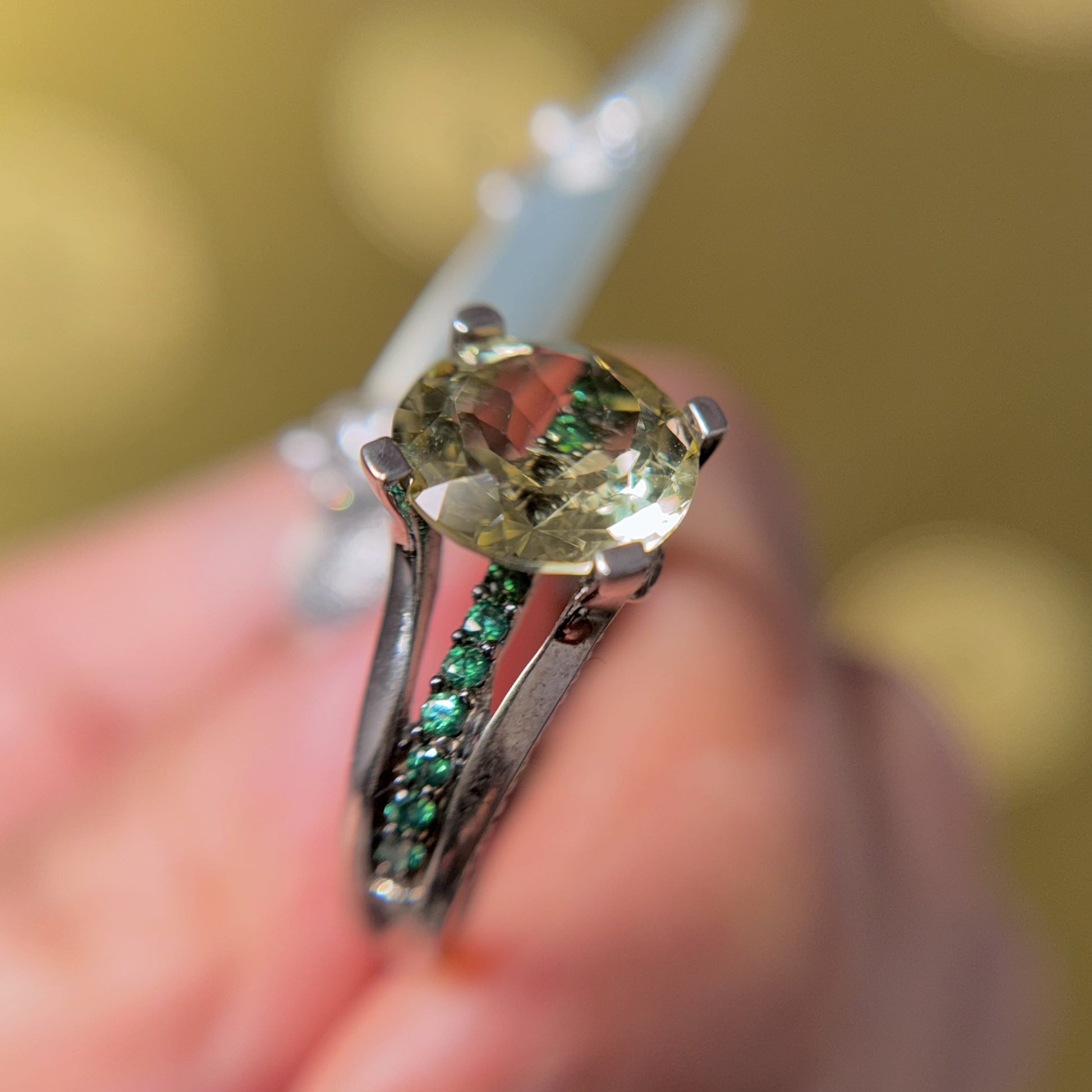 Lemon Quartz Harmony Ring, US 7