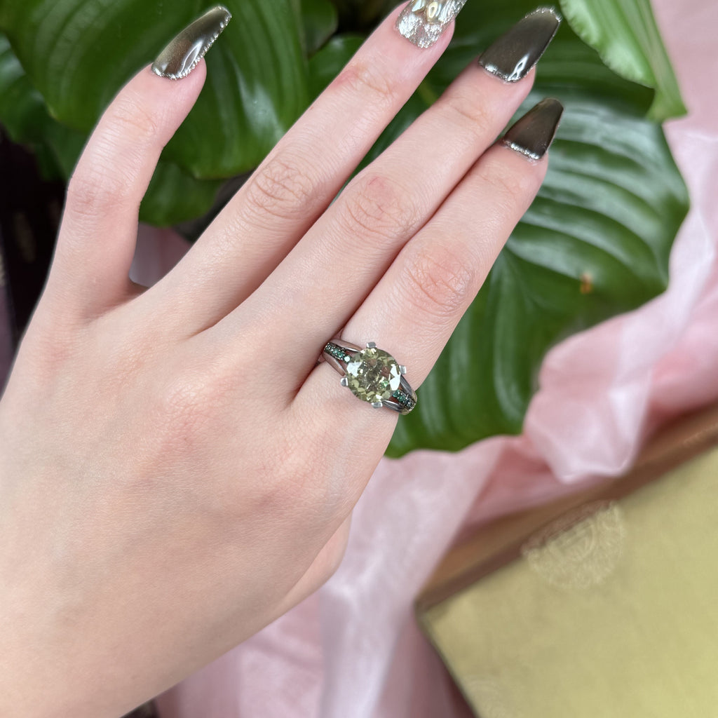 Lemon Quartz Harmony Ring, US 7