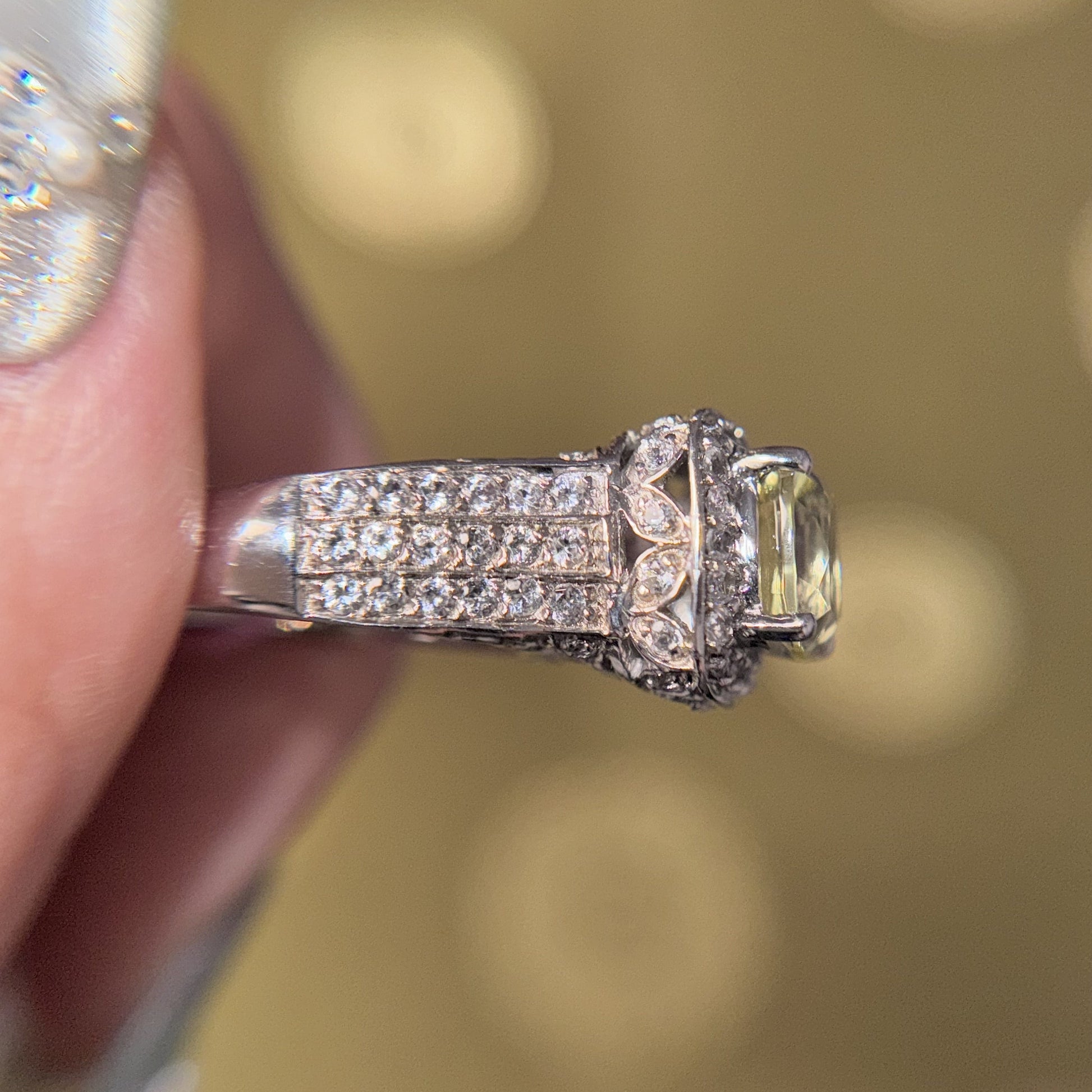 Sunlit Quartz Grace Ring, US 7