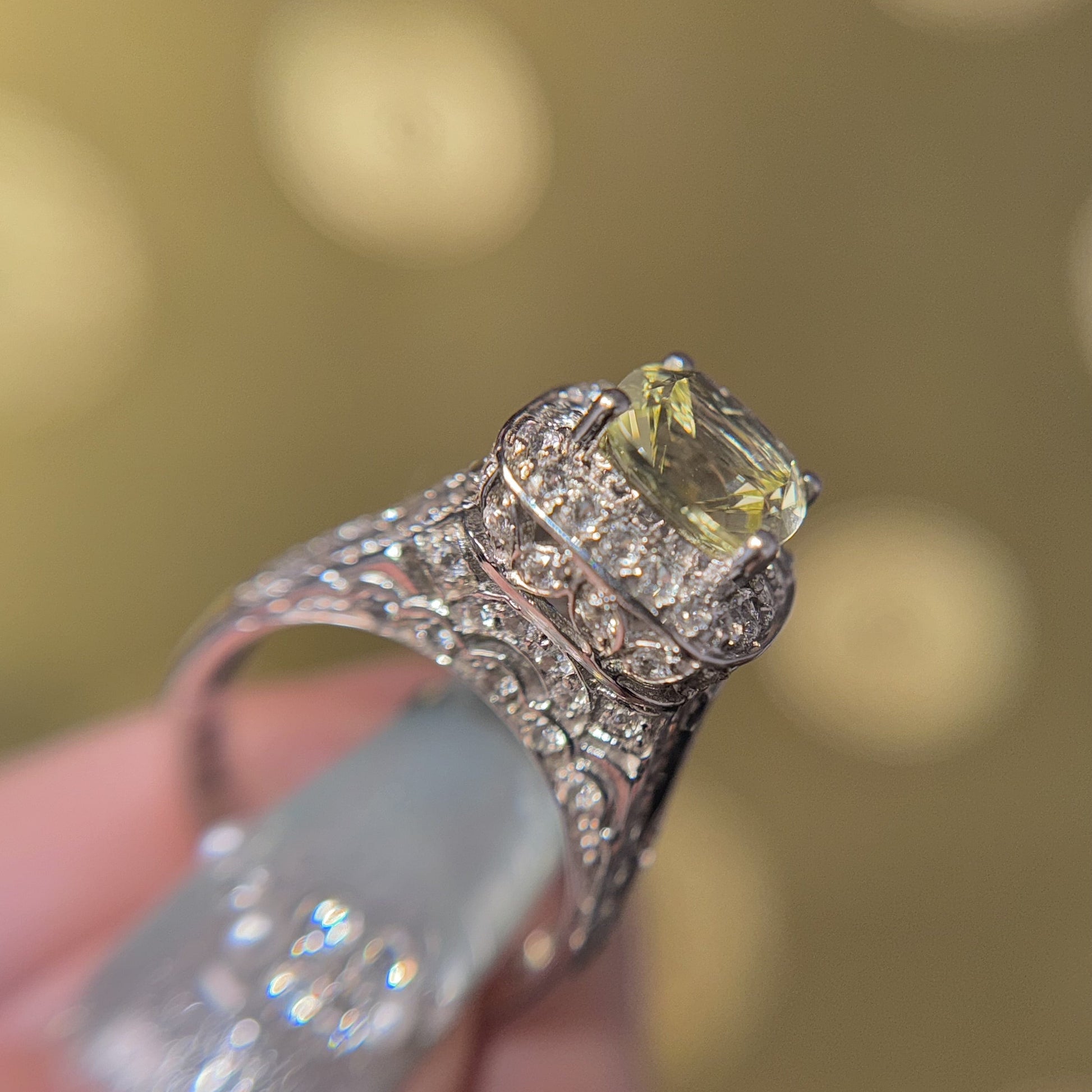 Sunlit Quartz Grace Ring, US 7