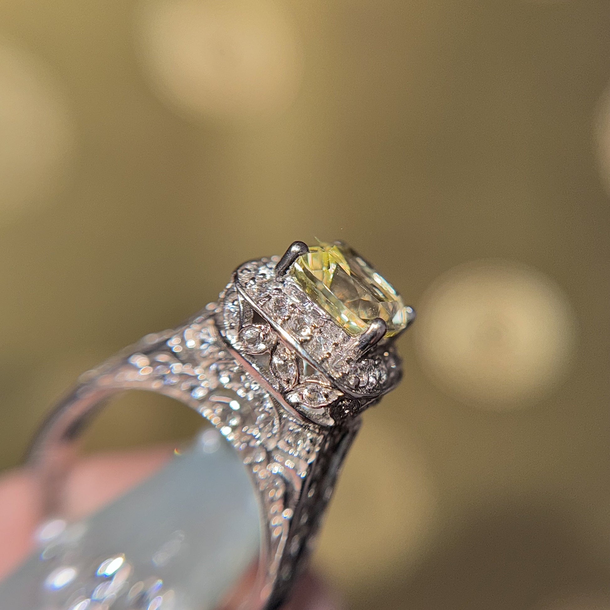 Sunlit Quartz Grace Ring, US 7