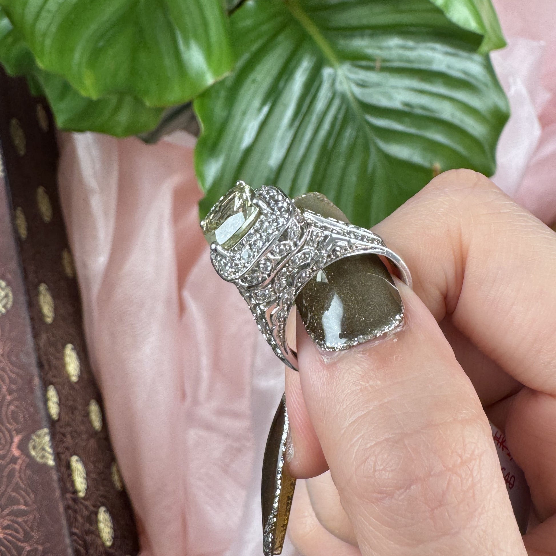 Sunlit Quartz Grace Ring, US 7
