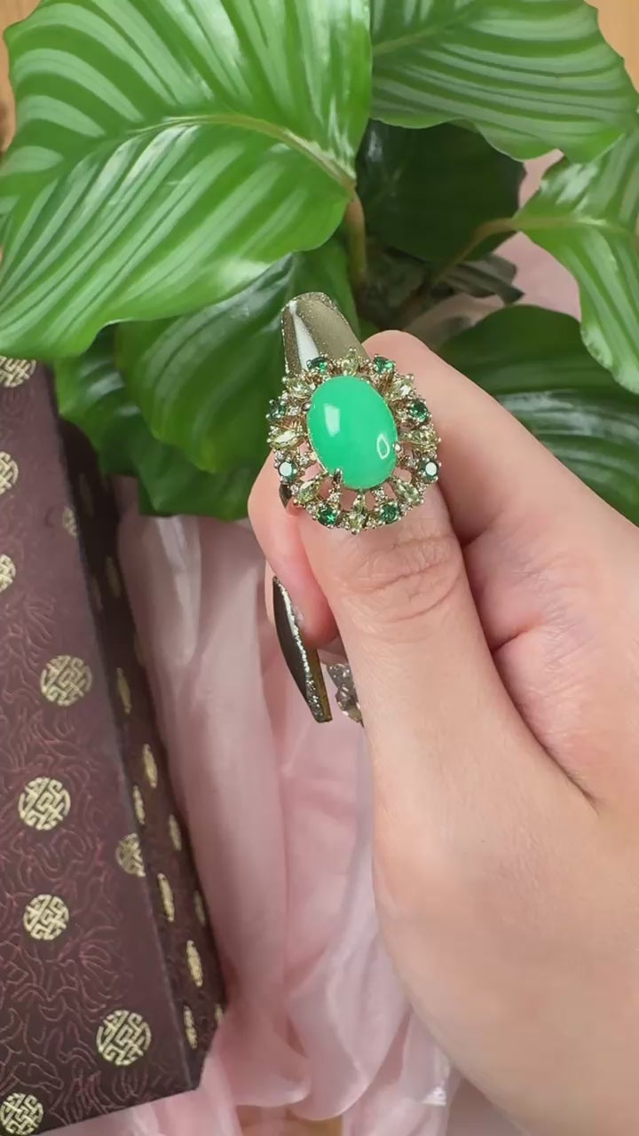Jade Garden Ring, US 8.5