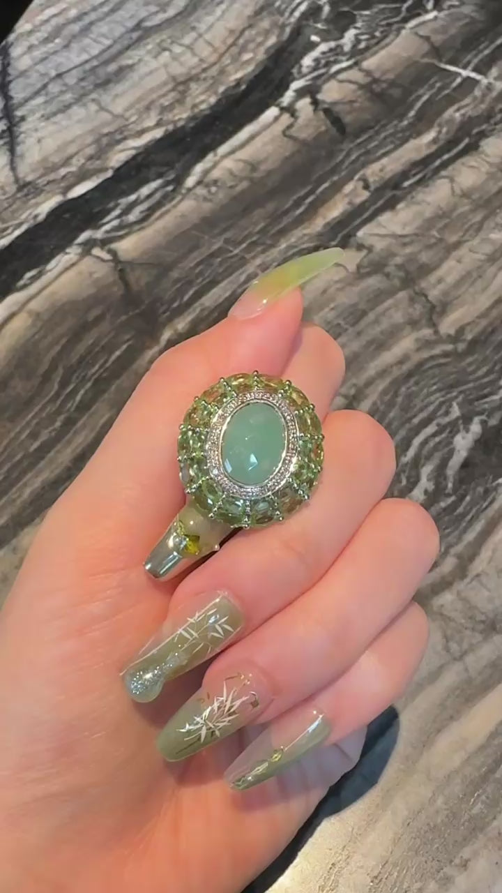 Emerald Whisper Ring, US 7