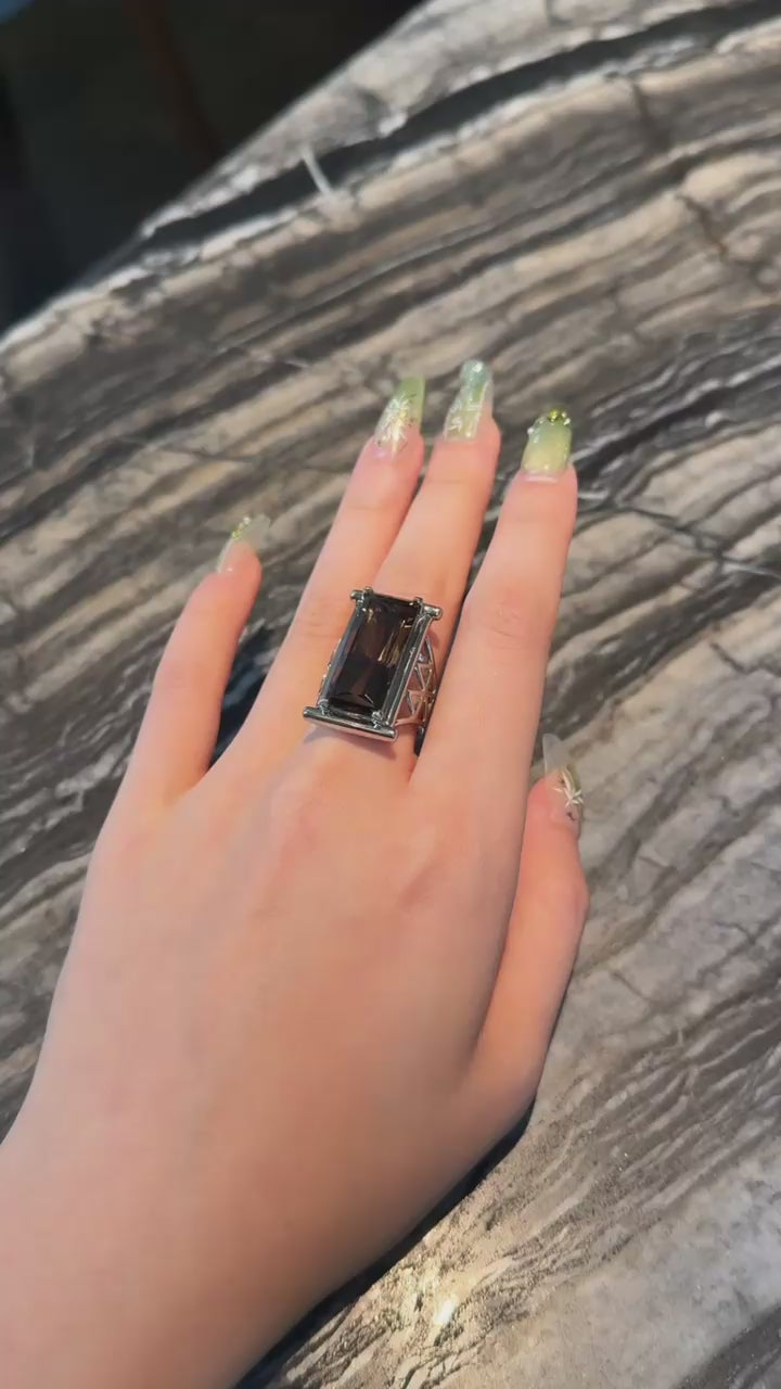 Smoky Whisper Ring, US 7